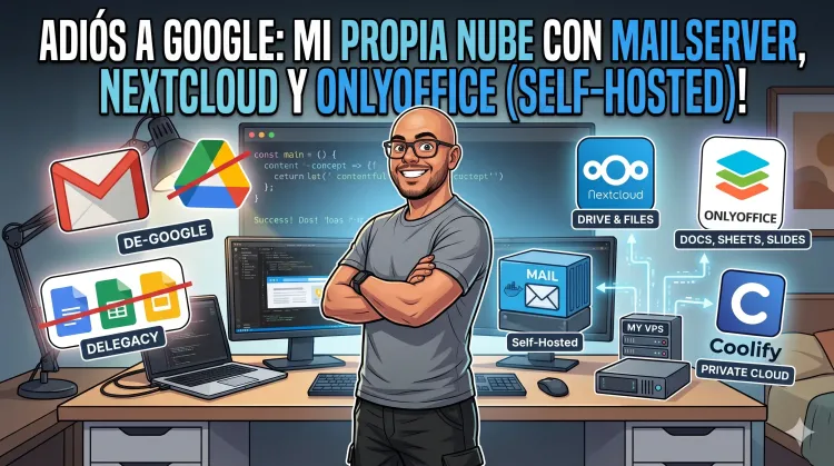 Adiós a Google: Mi propia nube con mailserver, nextcloud y onlyoffice